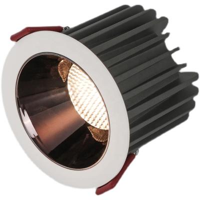 China New Products 10-50W Modern COB Die Casting Multi Color Adjustable Recessed Led Downlight for sale