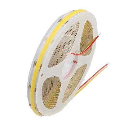 China Color Switch Factory Selling DC24V 384Leds/M Color Changing Flexible COB LED Strip Light for sale