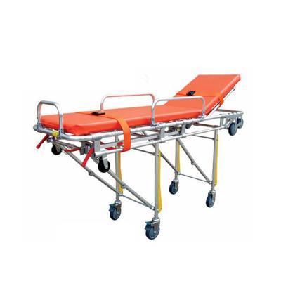 China Plastic Wheeled Hospital Ambulance Medical Stretcher For Patient Transfer for sale