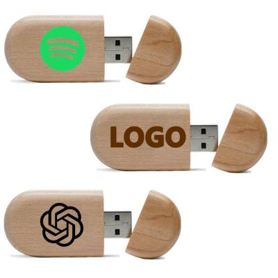 China Wooden USB Pen Drive Wooden USB Drive Custom Customized Log Flash Brand Printed Custom USB Stick Promotional Gifts for sale