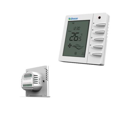 China 2021 modbus rs485 modern innovative programmable lcd digital display central air conditioning thermostat for sale