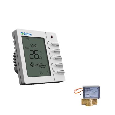 China Modern Button Temperature Control Dry Contact Smart Programming Thermostat for sale