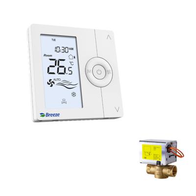 China Modern Professional Manufacture Door / Window Dry Contact Home Rs 485 Programmable Thermostat for sale