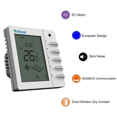 China wholesale price modern thermostat 220v digital display thermostat modbus thermostat for sale