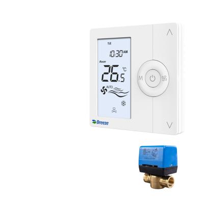 China China Manufacturer Modern Door / Window Dry Touch Analog LCD Display Room Thermostat for sale