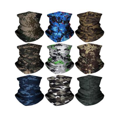 China Seamless Tube Elastic One 9 Pieces Pack Mixed Seamless Headwear Headwear Tubular Scarf Mixed Tube Neck Cuff Design Magic Bandana for sale