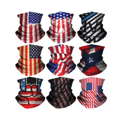 China Seamless Tube Elastic One 9 Pieces Pack Multi Mixed Current Cheap Bandana Flag Tuban Scarf Fish Headband Durag For Men Tube Neck Headwear for sale