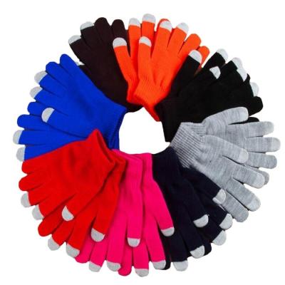 China Plain Warm Winter Gloves Cycling Gloves Winter Touch Screen Gloves Men and Women Custom Logo Styles for sale