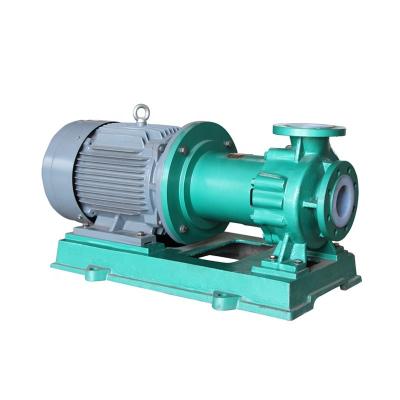 China Automotive industry CQB series fluorine lined acid chemical centrifugal pump for industry /chemical magnetic transmission pump with high quality for sale