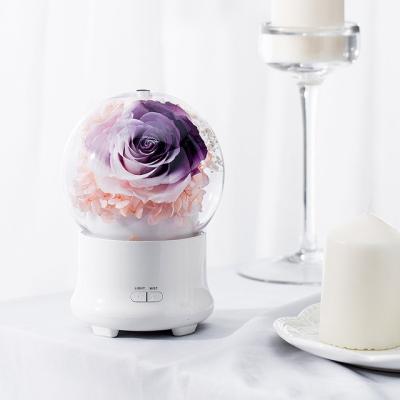 China Custom designs flower fragrance gift creative eternal aromatherapy simulated flower humidifier gift for sale