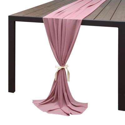 China Waterproof High Quality Custom Wedding Table Runner For Banquet Party Home Decoration for sale