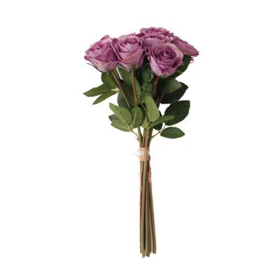 China Wedding Decoration Bouquet Artificial Flower Popular Rose Wedding Supplies for sale