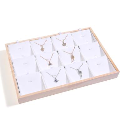 China Wholesale Exquisite Eco-friendly Bracelet Jewelry Display Dish Without Lid 12 Grid Large Capacity Bracelet Jewelry Display Jewelry Storage for sale