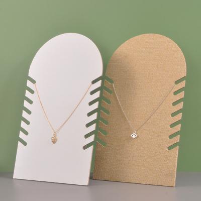 China Eco-Friendly Customize Vertical Jewelry Display Necklace Mannequin Stand Jewelry Display Stand for sale