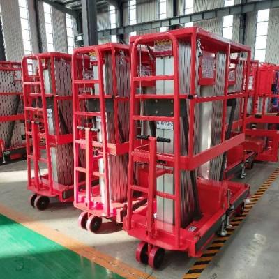 China High Quality Double Mast Platform Lift Hotels Hydraulic Scissor Lift For Car for sale