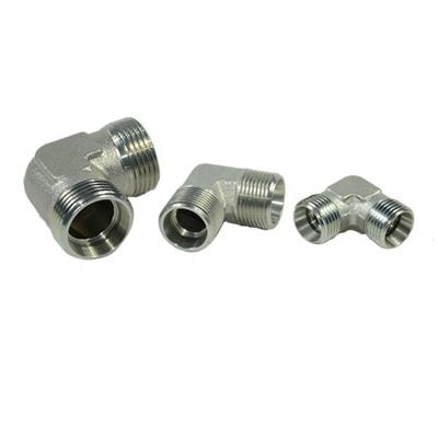 China Carbon Steel / Stainless Steel Hydraulic Fitting Factory Supply Adapter 90 Degree Elbow Stainless / Brass for sale