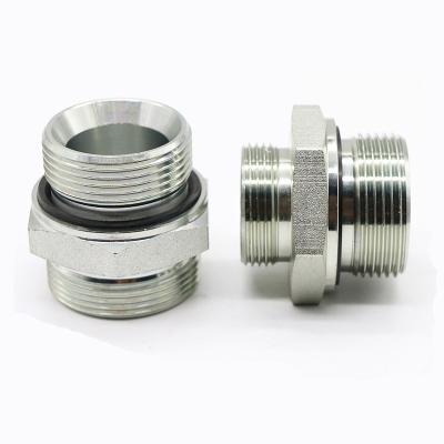 China Carbon steel / stainless / brass captive thread seal eaton BSP hydraulic outlet factory adapter fitting for sale