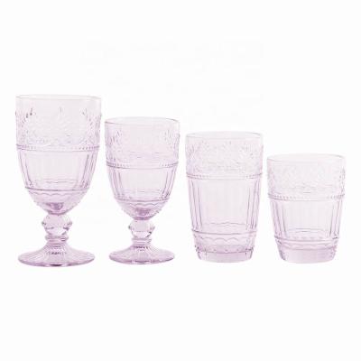 China No Peculiar Smell Factory Produced Wholesale Popular Etched Glass Garland Drinking Glass Tumbler for sale