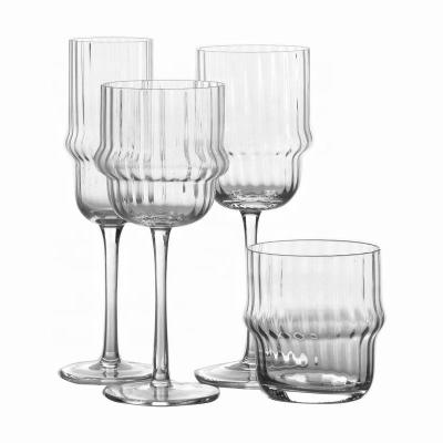 China No Peculiar Smell Factory Direct Sale Design Bar Kitchen Home Decor Tableware Drinking Glass Set New for sale