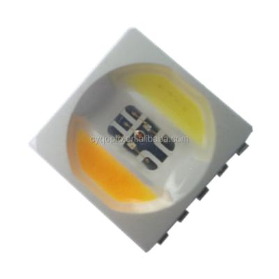 China INGAN 5in1 3000K+6000K 0.3W 5050 RGBWW SMD LED Chip Sanan Epistar High Bright Full Color Diode for WRGBWW RGBWY RGBYW Strip Light for sale