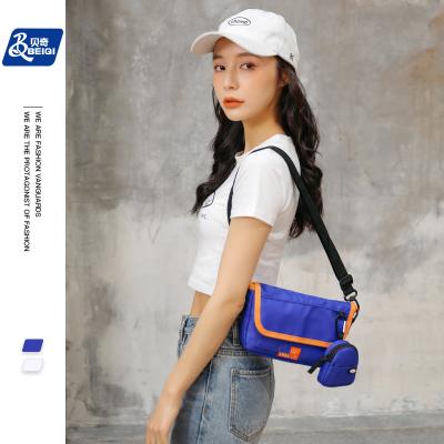 China Special Polyester+Peach Skin Drop Shipping Cool Summer Color Quilting Design Fashion Mini Crossbody Messenger Chest Purse Bag With Small Purse for sale