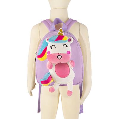 China Design 1-3 Cute Animal Custom Mini Cute Unicorn School Backpack Kids Gift Bag Anti-theft Cartoon Bq Logo Low MOQ for sale