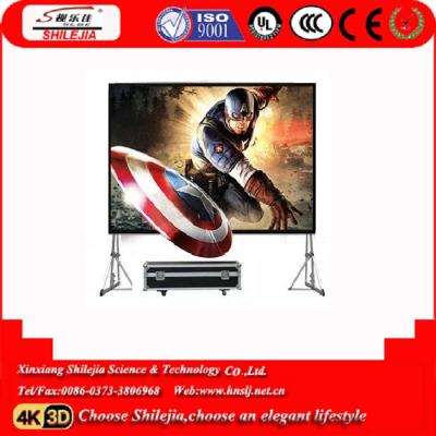 China Easy View 3D&4K Fold Projection Screen for sale