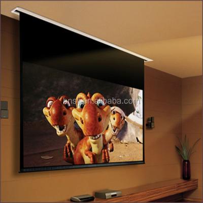 China 4:3 Format Electric Glass Beaded 300 Inch Motorized Projector Screen / projektor elektriese skerm for sale