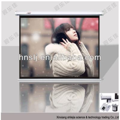 China Electric Wall Mounted Motorized Projector Sceens /Pojector Screens Electric Auto Projector Screens for sale