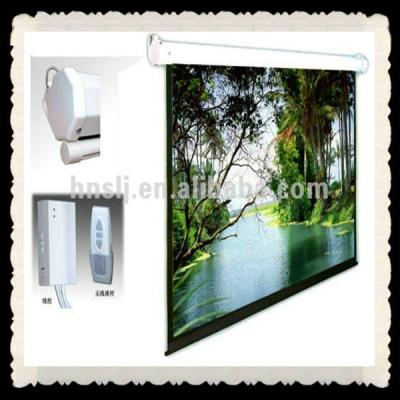 China Electric Wall Mounted Motorized Projector Screen / Electric Projector Screen / Auto Projector Screen for sale