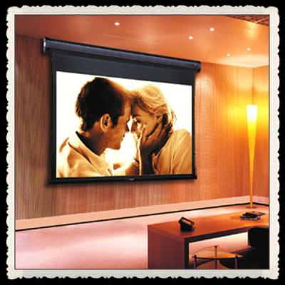 China Electric Wall Mounted Motorized Projector Screen / Electric Projector Screen / Auto Projector Screen for sale