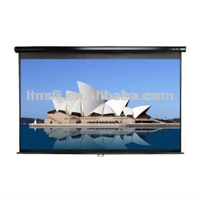 China Manual 400 inch movie theater projector manual screen for sale