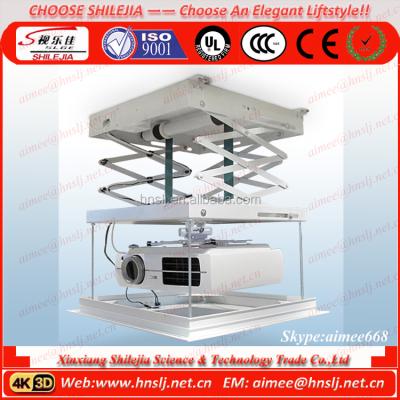 China 150cm Electric Ceiling MIni Scissor Lifting Device Elevator 150cm Motorized Projector Lift for LCD Projector with Remote Control for sale