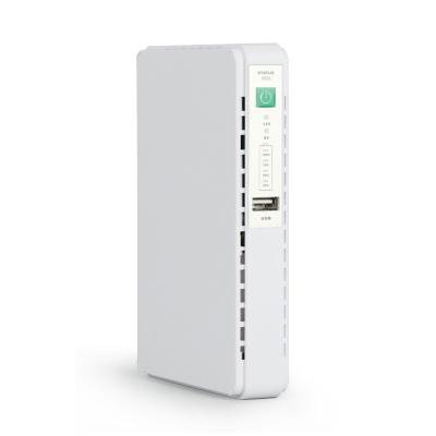 China Networking SKE UPS manufacturer DC UPS 48V 24V POE port support DC 1000M 5V 9V 12V produced mini UPS for sale