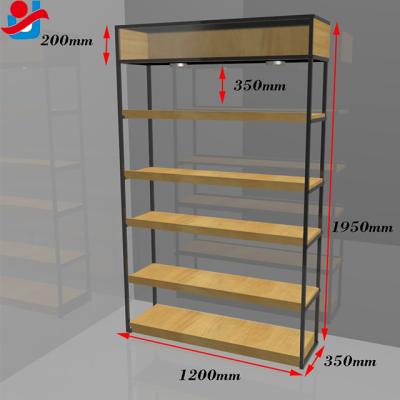 China Cheap iron woodwork price display stand for sale