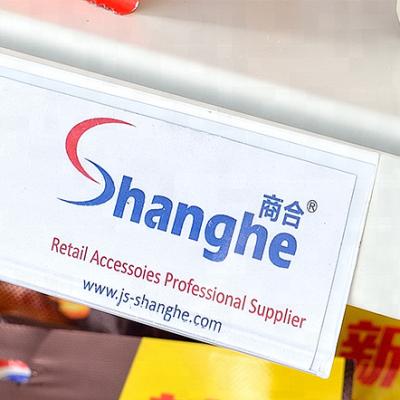 China Plastic Supermarket Price Rack Tag Holder Shelf Price Holder for sale