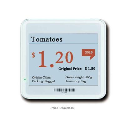 China Convenient Electronic ESL Price Tag For Supermarket 4.2 Inch for sale