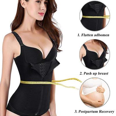 China S-5XL Antibacterial Body Shapers Vest Waist Trainer Slimming Weight Loss Waist Shaper Corset Shapewear For Women for sale