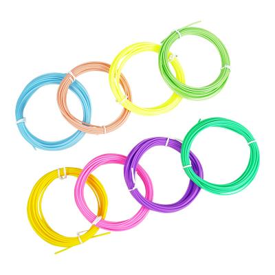 China FDM 3D Printer 5M Multi Colors 3D Printer Filaments Per Roll Plastic Wires Cable Pla Printer Consumables For 3D Printer for sale