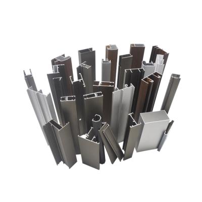 China door & Window Manufacturer Supply Windows And Doors Frame Price Corner Common Aluminum Extruded Profiles for sale