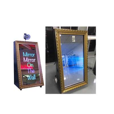 China Easy Use/Customizable Copies/New CHIMEE 2020 Social Sharing Photo Booth Selling Machine, 76 Inch Mirror 49 Inch Screen Photobooth Machine for sale