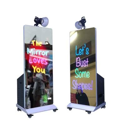 China Easy Use / Customizable Prints / Social Sharing 49 Inch Photo Booth Vending With Space For Party Wedding Event for sale