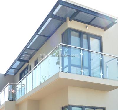 China Fence designs of 304/316 grade stainless steel top quality stainless steel terrace, glass balustrade for project balcony for sale