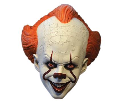 China Scary Latex Halloween Horror Monster Headgear Party Cosplay Masks For Adult Horror Pennywise Mask for sale