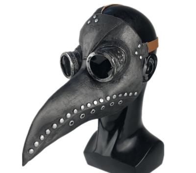 China Latex Horror Halloween Mask Plague Doctor Beak Mask Halloween Party Decoration Party Props for sale