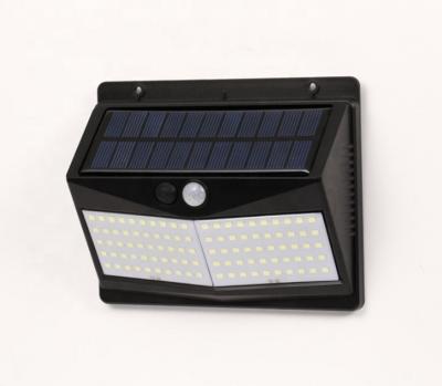 China Garden Street Solar Powered Wall 100 LED Motion Sensor Lamp Outdoor Solar Motion Light for Wall/Garage/Patio for sale