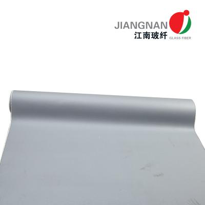 China Grey Silicone Fiberglass Cloth Silicone revestiu o pano da fibra de vidro com a melhor resistência de abrasão à venda