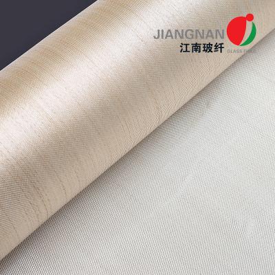 China Hoge temperatuurbestendige brandwerende deken 100 cm breedte warmtebehandeld glasvezelstof Te koop