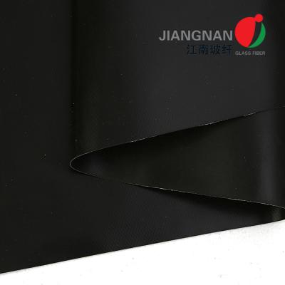 China 1000mm Width Matte Surface Silicone Coated Fiberglass Fabric For Smoke Curtain Project for sale