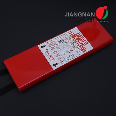 China Manta de soldadura tejida combinada del fuego del fuego 0.43m m de la fibra de vidrio de LPCB en venta